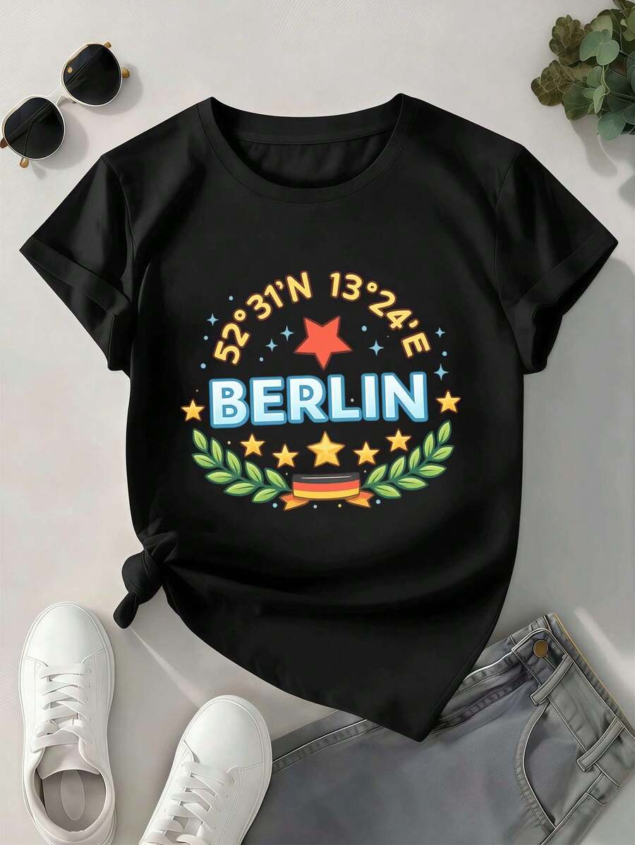 Women T-Shirts - Black - View 1