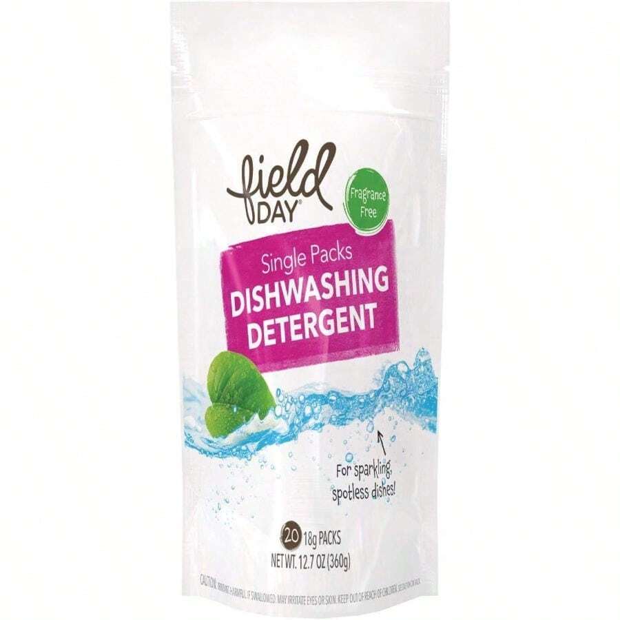 Field Day Single Packs Dishwashing Detergent, 20 Count - Default - View 1