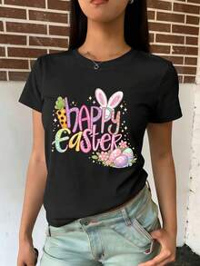 Women T-Shirts - Black - View 2
