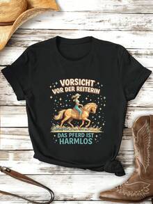 Women T-Shirts - Black - View 2