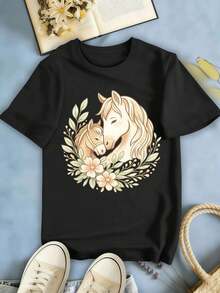 Women T-Shirts - Black - View 2