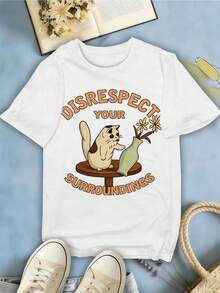 Women T-Shirts - White - View 2