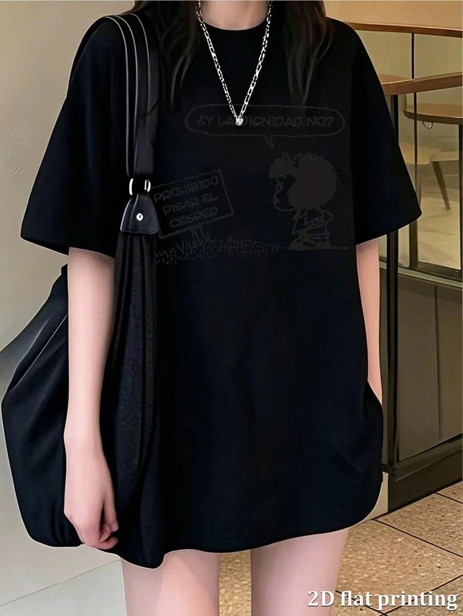 Women T-Shirts - Black - View 1