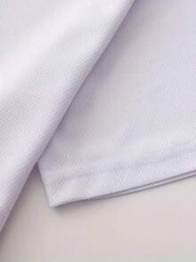 Men's Short-Sleeved T-Shirt With Print And Round Neck Design, Suitable For Everyday Wear In Spring And Summer. - White - View 4
