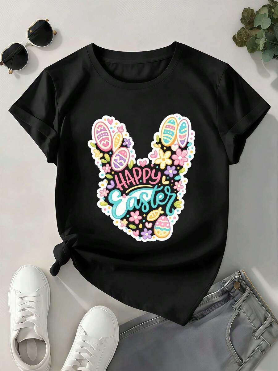 Women T-Shirts - Black - View 1
