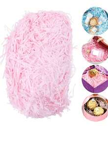 Elegant Shredded Paper Filler For Gift Wrapping - 100g Pack, Perfect For Weddings, Valentine's, Father's & Mother's Day - Available In Black, Champagne, Pink - Multicolor - View 11