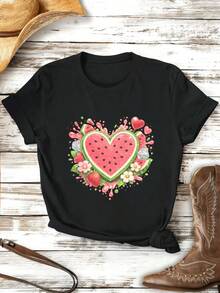 Women T-Shirts - Black - View 2