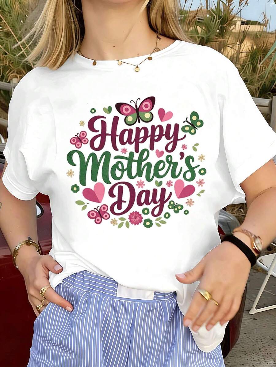 Dam-T-shirts - Vitt - Visa 1