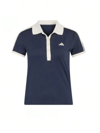Adidas New Quick-Drying Women's Short-Sleeved Polo Shirt - Royal Blue/White - View 1