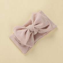 1 chiếc băng đô nơ cỡ lớn cho bé, băng đô turban dệt kiểu waffle cho trẻ em, phụ kiện tóc, quà tặng ngày Valentine - Nhiều màu - Xem 16