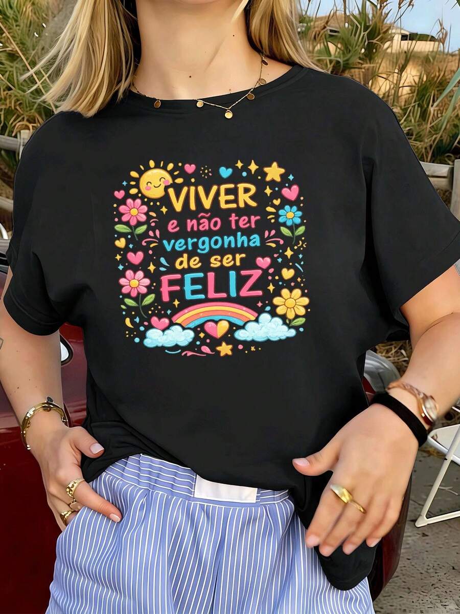 Women T-Shirts - Black - View 1