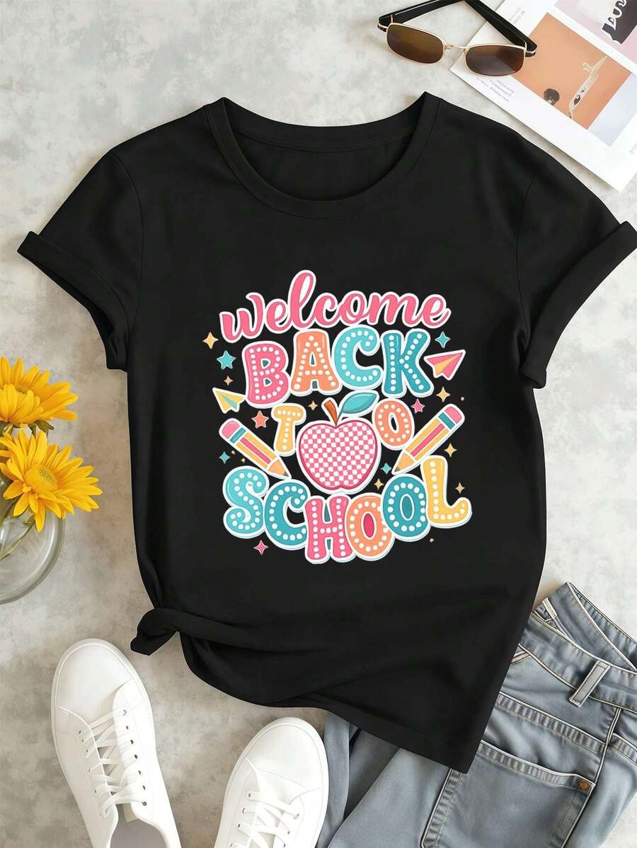 Women T-Shirts - Black - View 1