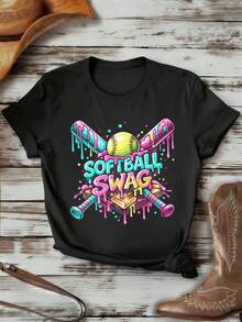 Women T-Shirts - Black - View 1