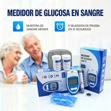 Un conjunto de medidor de glucosa en sangre con una tira de prueba de recolección de sangre de aguja de recolección de sangre para medir la hiperglucemia en 8 segundos. - Multicolor - Ver 5