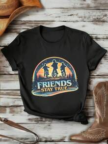 Women T-Shirts - Black - View 1