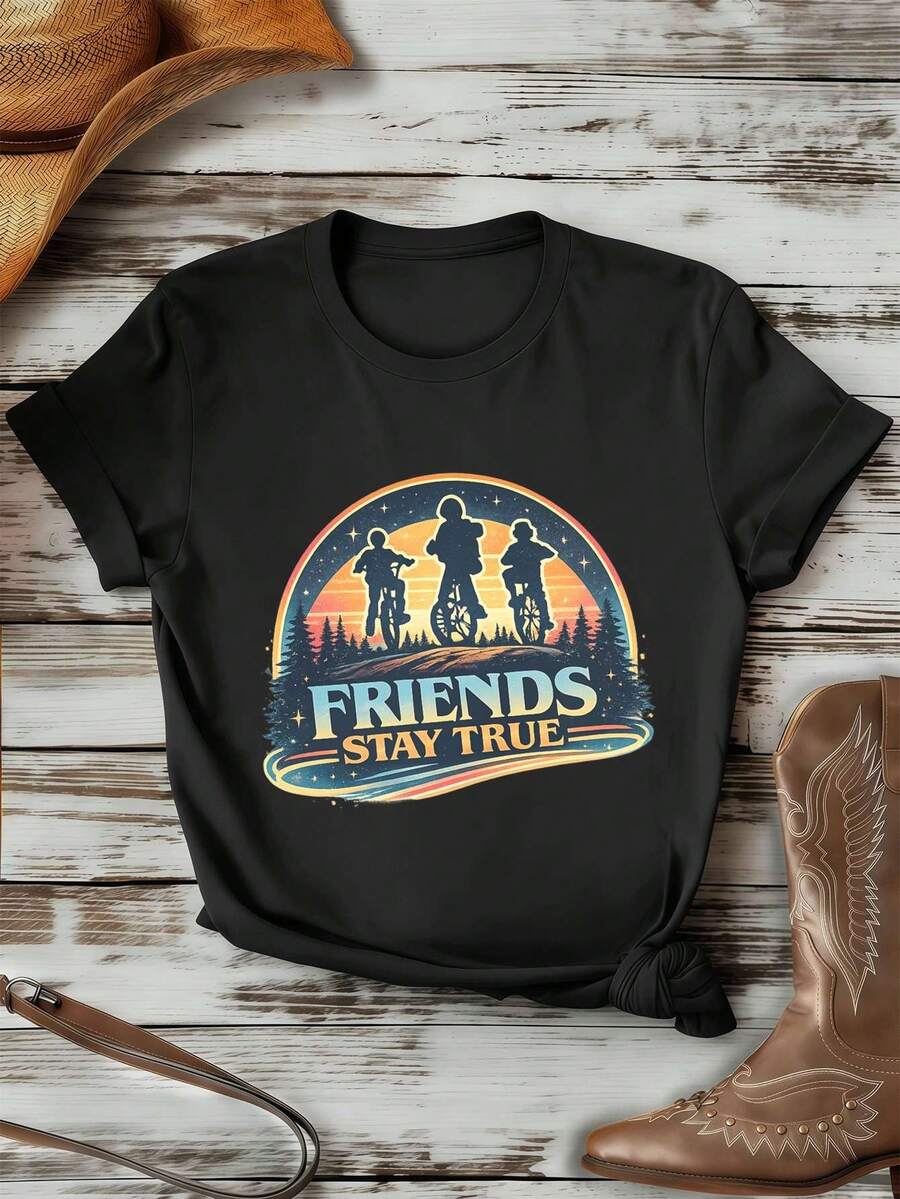 Women T-Shirts - Black - View 1
