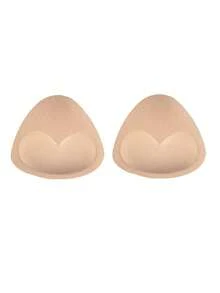 1 Pair Reusable Silicone Bra Pads - Invisible Push-Up Pads For Swimwear And Lingerie, Soft Thickened Enhances Natural Bust Lift, Suitable For Bikini, Dresses And Camisoles - Multicolor - View 10