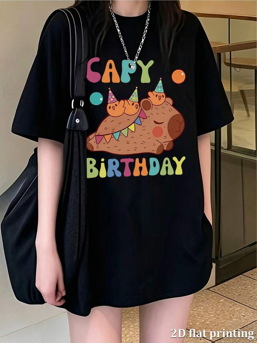 Women T-Shirts - Black - View 1