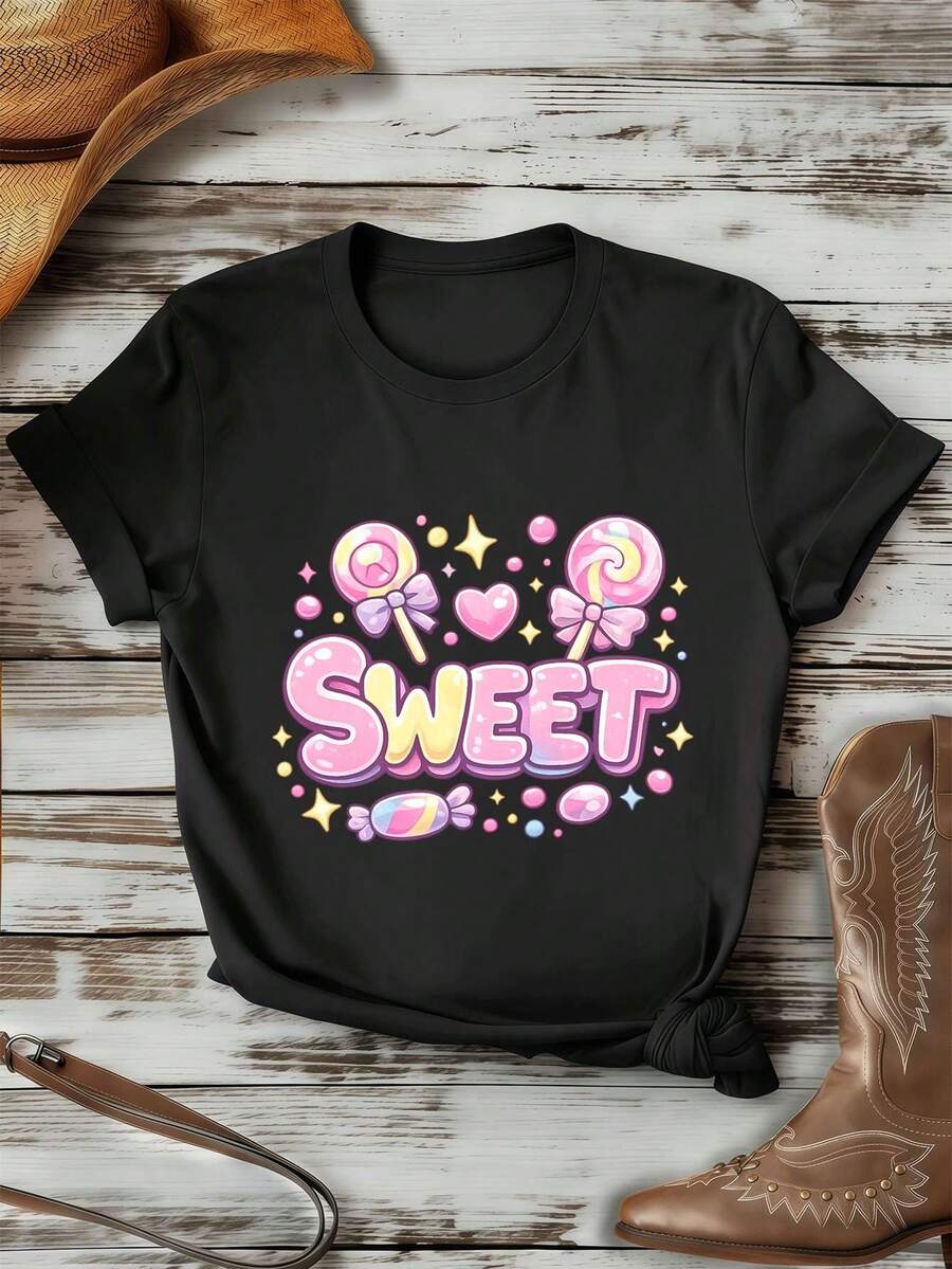 Women T-Shirts - Black - View 1
