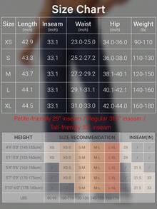 Workout Leggings Womens No Front Seam Straight Leggings 31.5"/ 33"/ High Waist Buttery Eddiy Gym Yoga Pants One Piece - 藏藍 - 查看 6