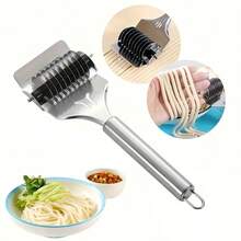 1Pc Manual Noodle Cutter, Household Stainless Steel Noodle Cutter, Roller Noodle Cutter, Noodle Scraper, Noodle Cutter - View 10