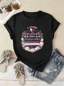 Women T-Shirts - Black - View 2