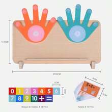 Juguetes Montessori para Niños de 4 a 6 Años Regletas Matemáticas de Conteo y Suma Juguete Didáctico Educativo Desarrollo de Motricidad Fina y Reconocimiento de Números Regalo Infantil - como en la foto - Ver 5