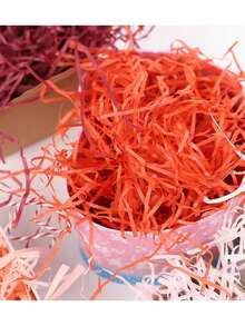 Elegant Shredded Paper Filler For Gift Wrapping - 100g Pack, Perfect For Weddings, Valentine's, Father's & Mother's Day - Available In Black, Champagne, Pink - Multicolor - View 8