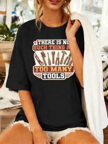 Women T-Shirts - Black - View 1