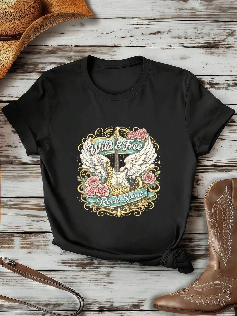 Women T-Shirts - Black - View 1
