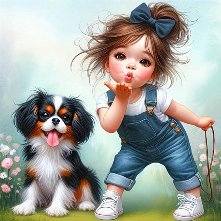 1pc Diamond Painting Kit, Round Diamond Painting DIY, Full Drill Art And Crafts, Suitable For Home Wall Decor Gift - round diamond - View 1