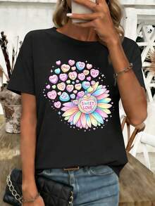 Women T-Shirts - Black - View 1