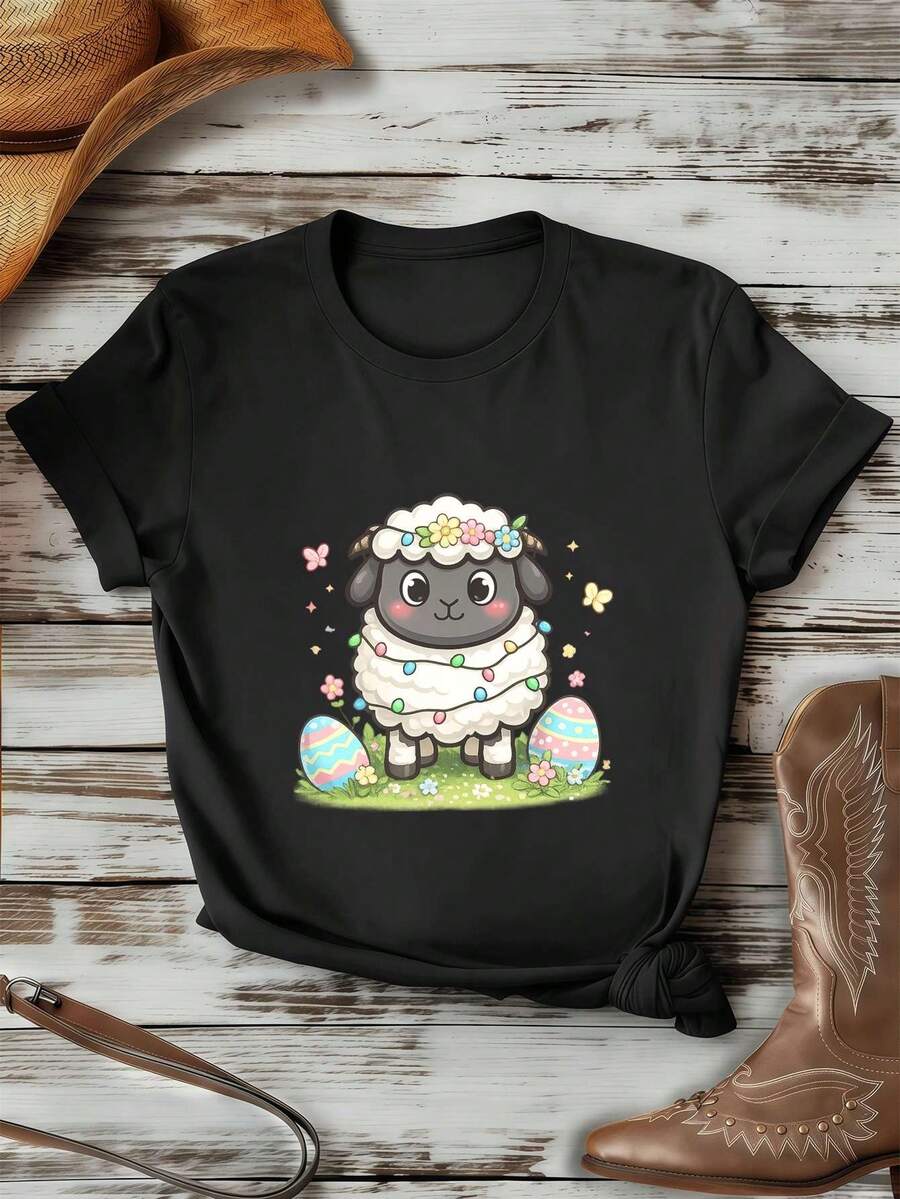 Women T-Shirts - Black - View 1