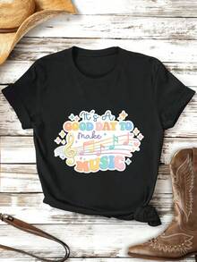 Women T-Shirts - Black - View 2