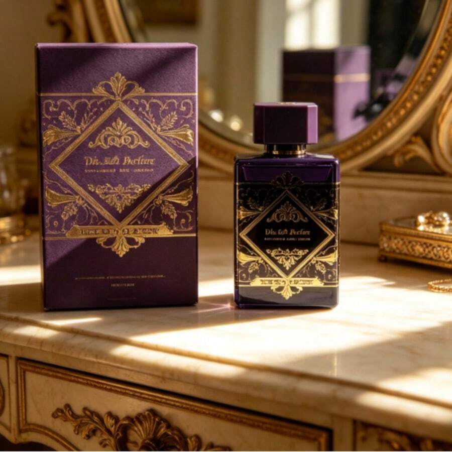 Perfume unisex <<Glory of Agarwood» con ametrist de Latafa: notas orientales y gastronómicas de ébano y rosa; larga duración; EDP 100 ml - Fresco - Ver 1