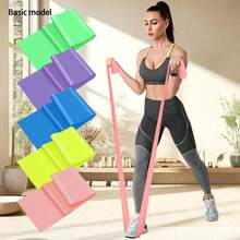 3pcs Resistance Bands Set, Power Training Elastic Bands, Suitable For Yoga, Pilates, Stretching, Different Resistance Levels, Home Fitness Bands, Valentine's Day Gift, Spring Festival & Valentine's Day Gift, Spring & Summer Travel Gift - Multicolor - View 9