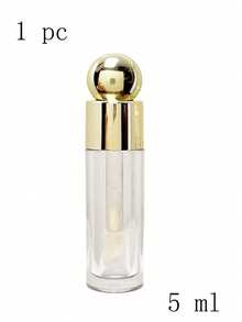 Ống đựng son bóng rỗng, ống đựng son bóng trong suốt 5ml có cọ, hộp đựng son dưỡng và son bóng có thể tái sử dụng cho bộ dụng cụ trang điểm son bóng tự làm, trang điểm cho nữ và bé gái, ống đựng son bóng có cọ lớn, ống đựng dầu dưỡng môi, hộp đựng son bóng du lịch. - Nhiều màu - Xem 13