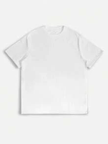 Flag Design, Short Sleeve, Spring And Summer Fashion, Casual Wear Graphic T-Shirt Crew Neck Shirt 100% Cotton - Vintage Street Style Unisex Loose Cotton Short Sleeve Crew Neck T-Shirt - 白色的 - 查看 6