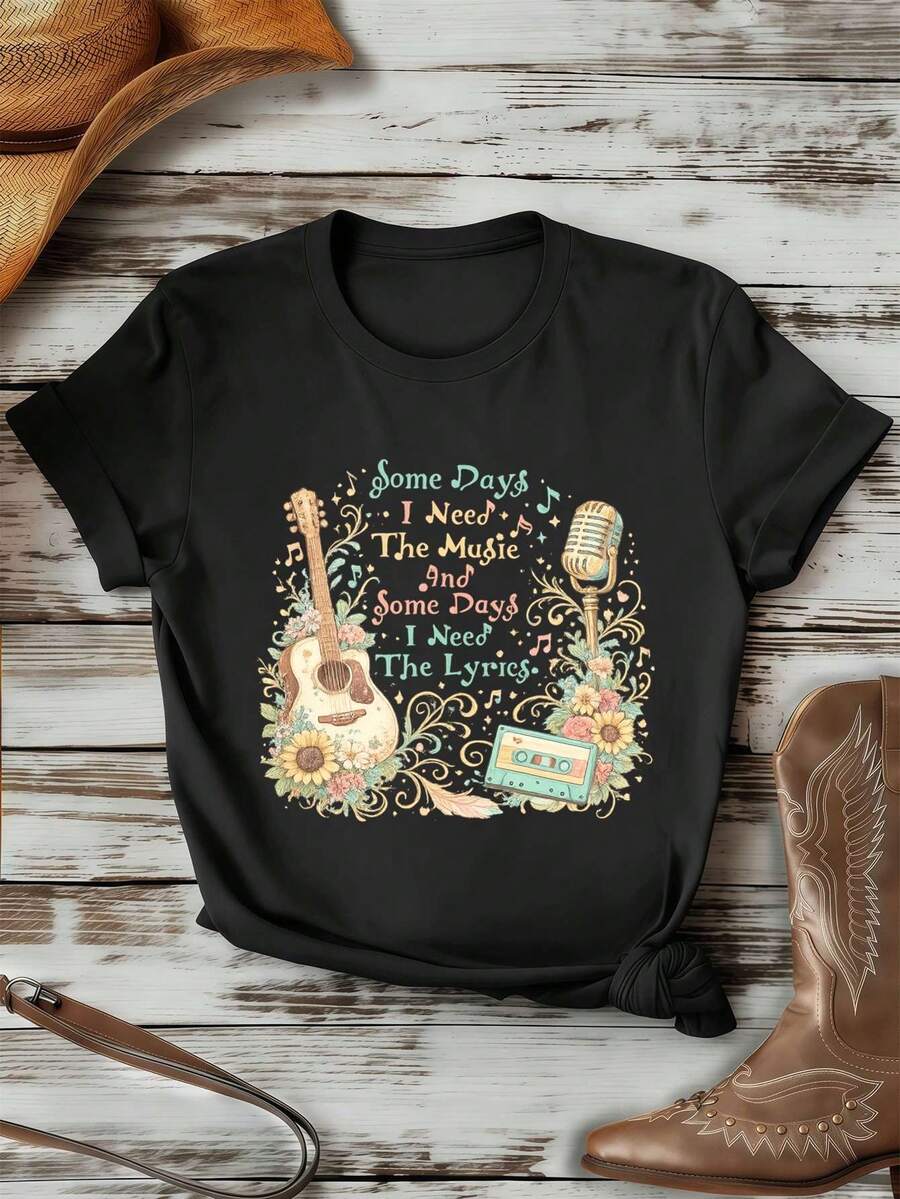Women T-Shirts - Black - View 1
