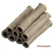 Bộ 8 chi tiết gồm tấm chắn nhiệt bugi, ống bọc dây, chụp bugi và băng keo chịu nhiệt độ cao 2500°F. - A - Xem 1