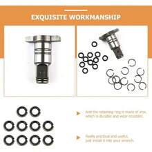 10 Sets Impact Wrench Retaining Ring, 1/2" Square Drive Lock Ring Replacement Parts, Retainer Clip With Rubber O-Ring For Brushless Cordless Air Tools - 10Set - View 5