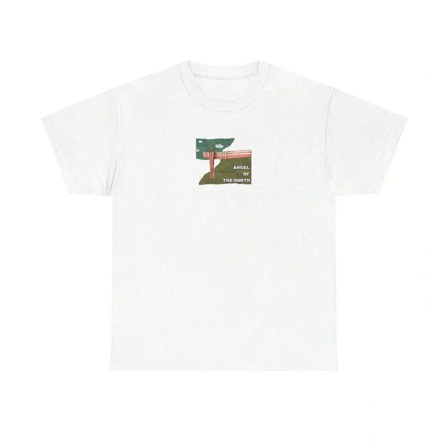 Angel Of The North T-Shirt | Northern England Tee - Black - View 1