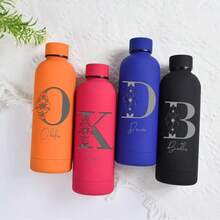 Bình nước bằng thép không gỉ khắc tên theo yêu cầu, quà lưu niệm cho phù dâu, phù rể trong đám cưới, quà tặng ngày lễ cho thầy cô, bố mẹ. - Nhiều màu - Xem 4