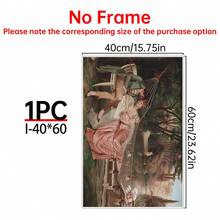 1/9 bức tranh sơn dầu lãng mạn cổ điển trên vải canvas, tranh treo tường trang trí phòng ngủ, nhà cửa, đồ trang trí thẩm mỹ, có khung tùy chọn, tranh trang trí tường phong cách cổ điển nữ thần và hoa, tranh canvas không khung trang trí phòng khách, phòng ngủ, phòng tắm, nhà bếp, văn phòng. - nhiều màu - Xem 47