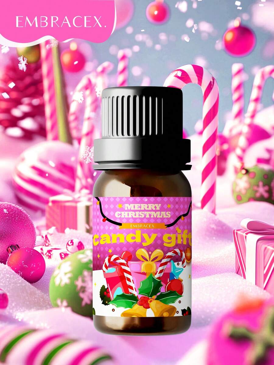 EMBRACEX. 10ml 糖果禮品香氛油，持久留香，適用於製作聖誕蠟燭、居家香氛、聖誕裝飾，營造聖誕氛圍，聖誕禮物