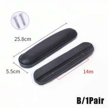 Accesorios Universales para Silla de Ruedas: Reposabrazos con Tampón de Tornillo, Almohadilla de Repuesto de Cuero y Esponja para Reposabrazos de Silla de Ruedas - Abs-(22.5-32.5) - Ver 10