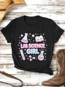 Women T-Shirts - Black - View 2