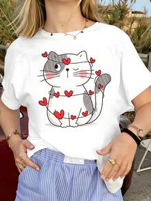 Women T-Shirts - White - View 1
