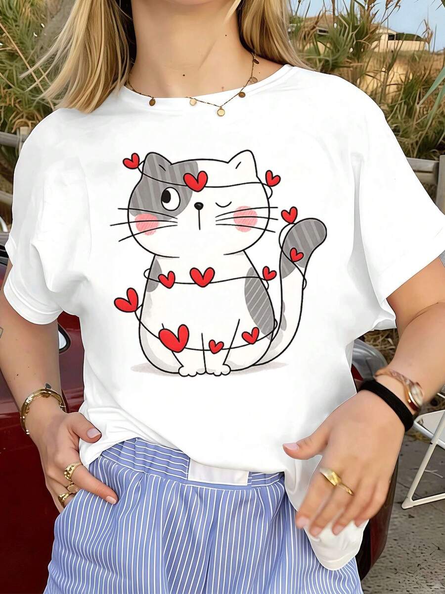 Women T-Shirts - White - View 1