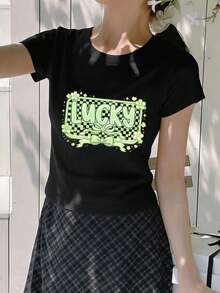 Women T-Shirts - Black - View 2